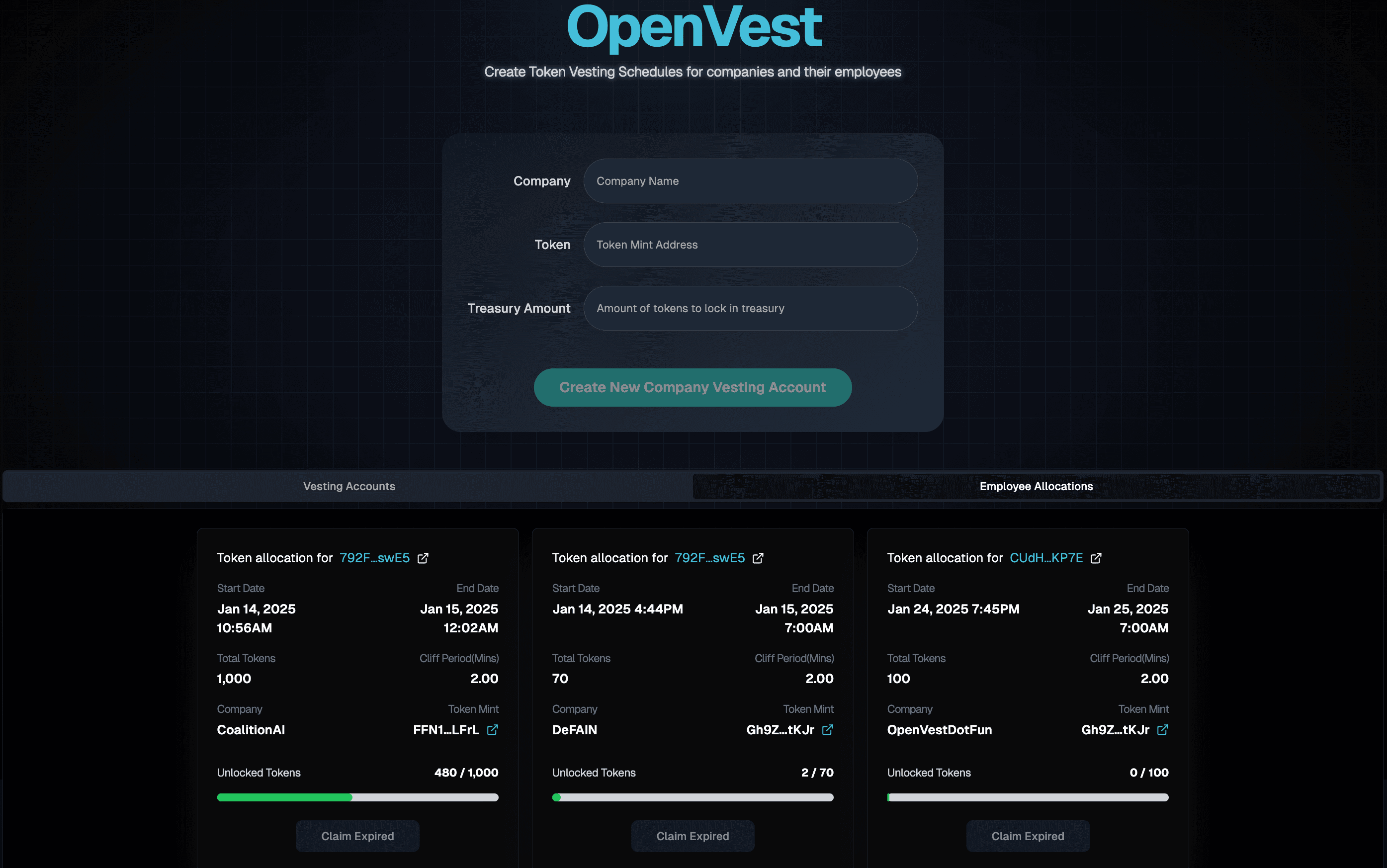 TokenVest
